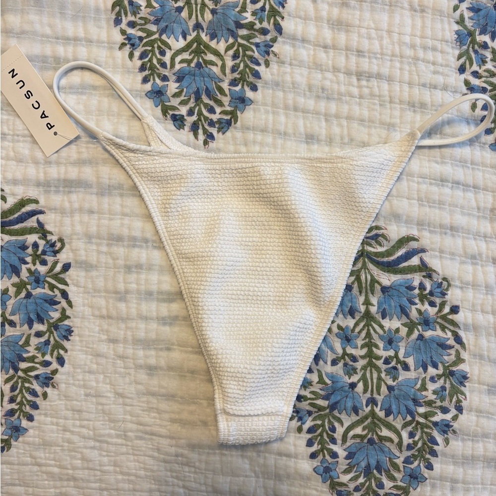 Ecovero Pacsun size M NWT White bikini bottom - Picture 4 of 5
